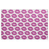 Roze glitter look Lips Patroon Stof (Fat Quarter)