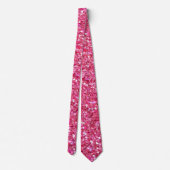 Roze Glitter Look,  Stropdas (Achterkant)