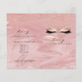 Roze Glitter Makeup Eye Lash Printerbrochure Marme Flyer (Voorkant)