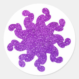 Roze Glitter Mandala Stickers