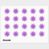 Roze Glitter Mandala Stickers (Vel)