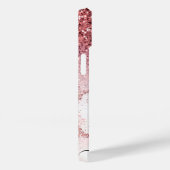 Roze Glitter Marmer Case-Mate iPhone Case (Achterkant / Rechts)