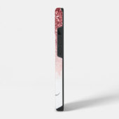 Roze Glitter Marmer iPhone Hoesje (Linkerkant)