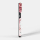 Roze Glitter Marmer iPhone Hoesje (Rechterkant)