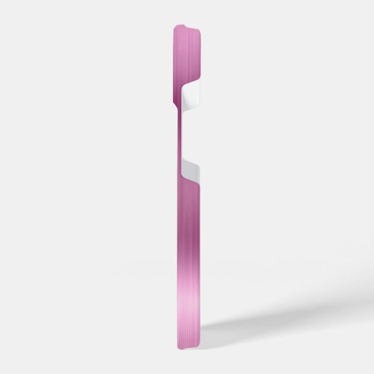 Roze Glitter Monogram iPhone Hoesje (Linkerkant)