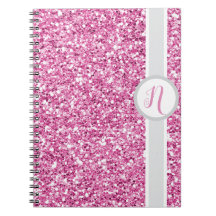 Roze Glitter Monogram