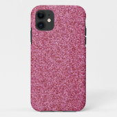 Roze glitter mousserend Case-Mate iPhone case (Achterkant)