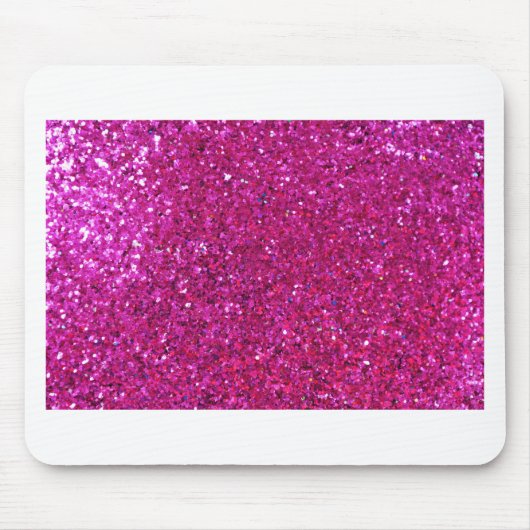 Roze glitter muismat (Voorkant)