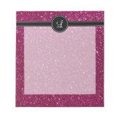 Roze glitter notitieblok (Voorkant)
