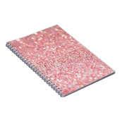 Roze glitter notitieboek (Rechterzijde)