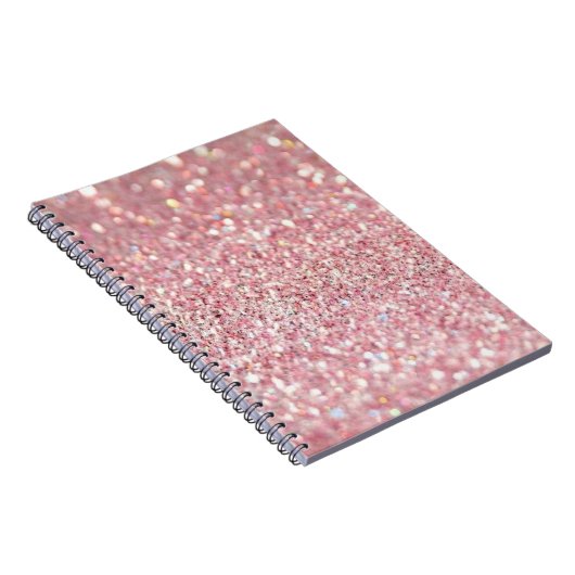 Roze glitter notitieboek (Rechterzijde)