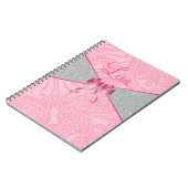 Roze glitter notitieboek (Linkerzijde)