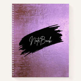 Roze Glitter Notitieboek - Rose Goud Aesthetic Spi