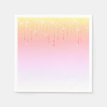 Roze Glitter Ombré Glam Sparkles  Party