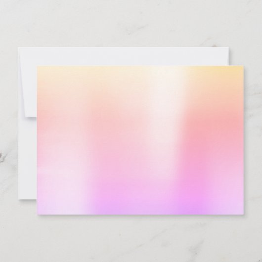 Roze Glitter Ombre Make-up Schoonheid Certificaat  (Achterkant)