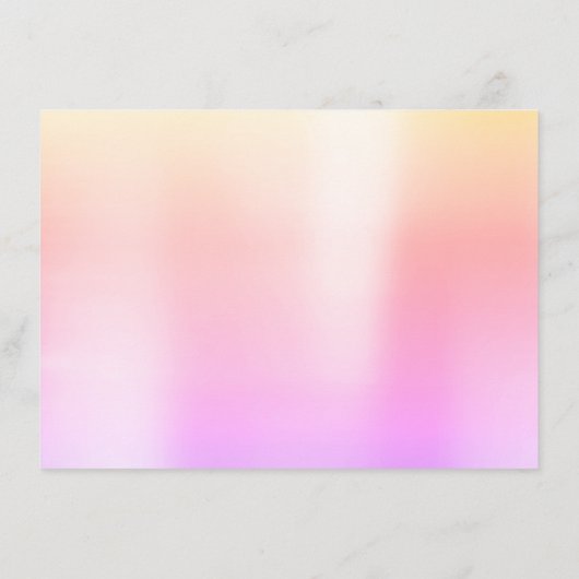 Roze Glitter Ombre Make-up Schoonheidscertificaat  (Achterkant)