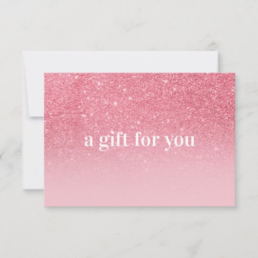 Roze Glitter Ombre Salon Make-upboetiek (Voorkant)