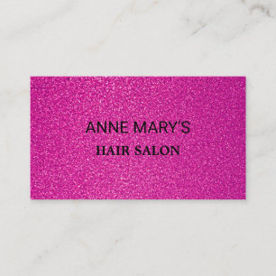 Roze Glitter Paarse Kapsalon Spa Kapper Visitekaartje
