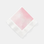 Roze Glitter Party Servet (Hoek)