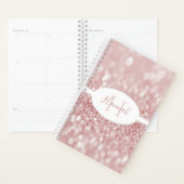 Roze Glitter Personalize Planner (Display)