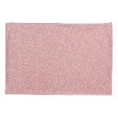 Roze Glitter Personalized Pillow Hoesje Kussensloop (Achterkant)
