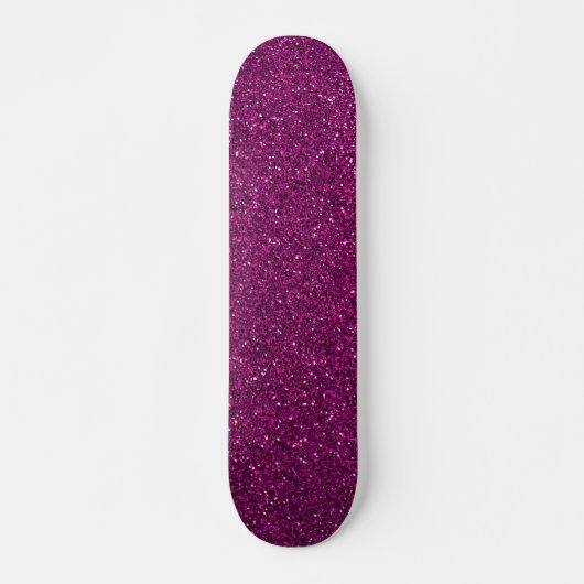 Roze glitter persoonlijk skateboard (Voorkant)