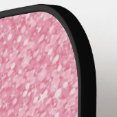 Roze glitter pickleball paddle (Links Detail)
