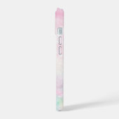 Roze Glitter Pretty Bokeh Patroon iPhone 15 Case (Linkerkant)