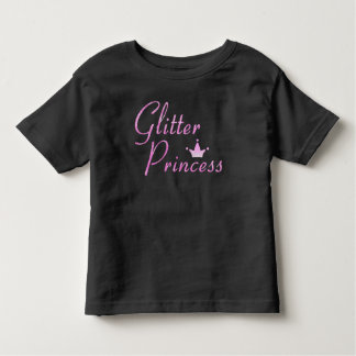 Roze Glitter Princess Crown Glitter Sparkles Kinder Shirts