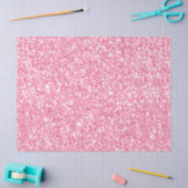 Roze Glitter Print Tissuepapier (Craft)