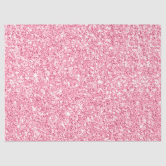 Roze Glitter Print Tissuepapier (Voorkant)