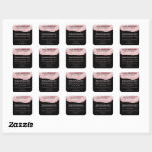 Roze Glitter Roos Gold Agaat Passion Blend Labels (Vel)