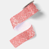 Roze glitter satijnen lint (Achterkant)