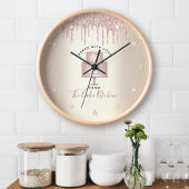 Roze glitter-schijven gebakken bakkerij gebakken b