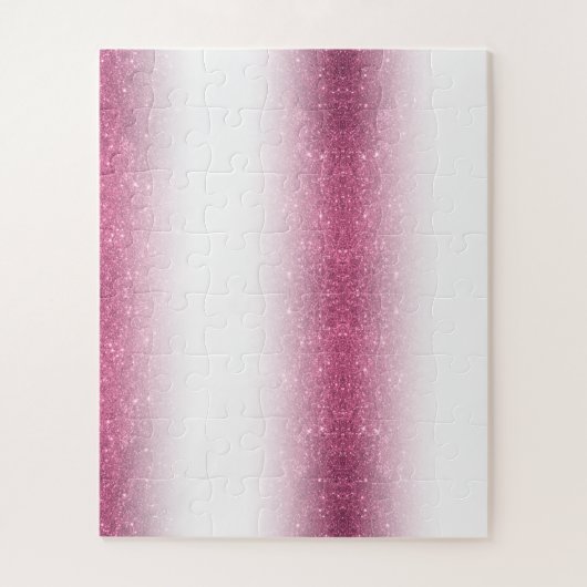 Roze Glitter Schittering Fancy Glamour – Enveloppe Legpuzzel (Verticaal)