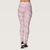 Roze Glitter Schittering Leggings (Achterkant)