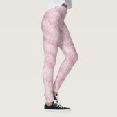 Roze Glitter Schittering Leggings (Rechts)