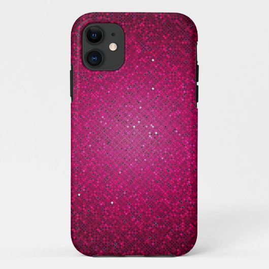 Roze Glitter Sequin iPhone 5 Mate Tough™ Hoesje (Achterkant)