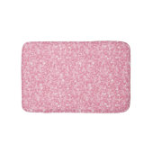 Roze Glitter Silver Badmat (Voorkant)