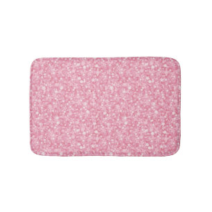 Roze Glitter Silver Badmat