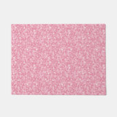 Roze Glitter Silver Deurmat (Voorkant)