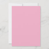 Roze Glitter Sla de datum 41e verjaardag op Kaart (Achterkant)