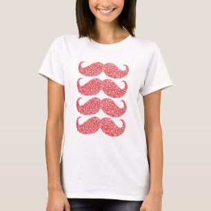 Roze Glitter Snorharen #2 T-shirt