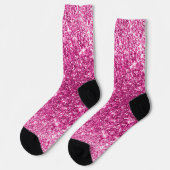 Roze glitter sokken (Links)
