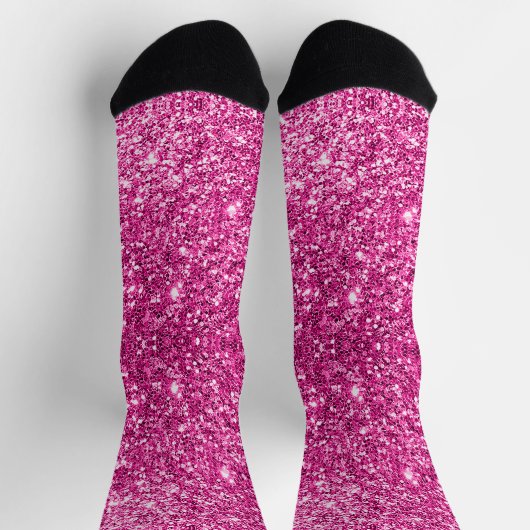 Roze glitter sokken (Top)