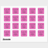 Roze Glitter sparen de Stickers van de Datum (Vel)