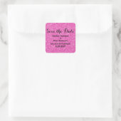 Roze Glitter sparen de Stickers van de Datum (Tas)