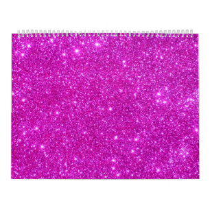 Roze glitter Sparkle  Design Calendar Kalender