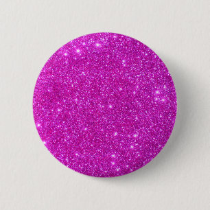 Roze glitter Sparkle Design Ronde Button 5,7 Cm