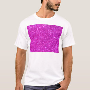 Roze glitter Sparkle  Design T-shirt